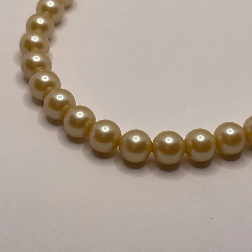 Vintage glass pearls